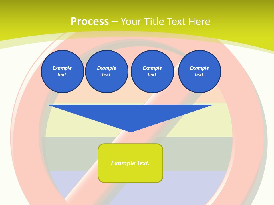 A Red Stop Sign Sitting On Top Of A Green And Yellow Background PowerPoint Template