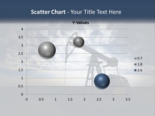 An Oil Pump In The Middle Of A Field PowerPoint Template