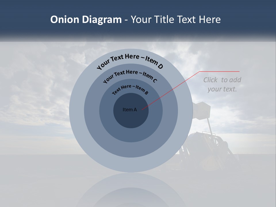 An Oil Pump In The Middle Of A Field PowerPoint Template