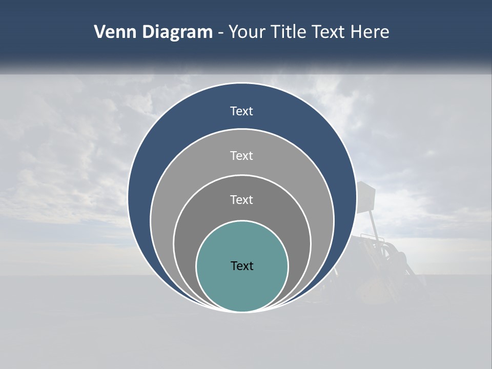 An Oil Pump In The Middle Of A Field PowerPoint Template