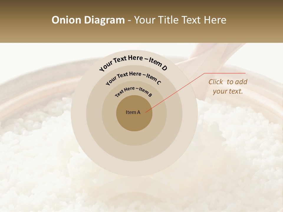 A Person Scooping Rice Out Of A Wooden Bowl PowerPoint Template