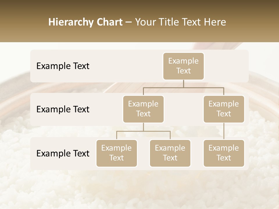 A Person Scooping Rice Out Of A Wooden Bowl PowerPoint Template