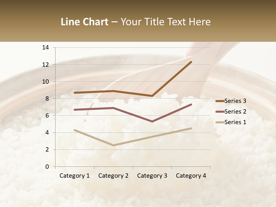A Person Scooping Rice Out Of A Wooden Bowl PowerPoint Template