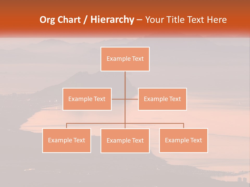A Large Body Of Water Surrounded By Mountains PowerPoint Template