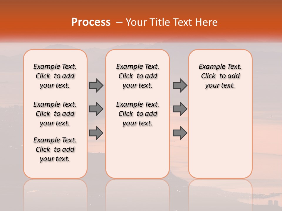 A Large Body Of Water Surrounded By Mountains PowerPoint Template
