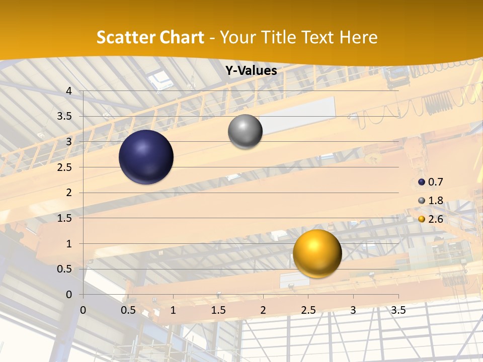 A Yellow Crane In A Warehouse Powerpoint Presentation Template PowerPoint Template