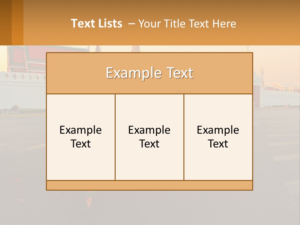 A Tuk Tuk Is Parked In Front Of A Building PowerPoint Template