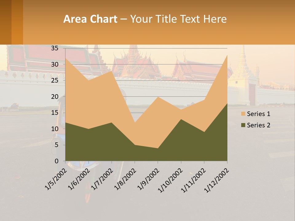 A Tuk Tuk Is Parked In Front Of A Building PowerPoint Template