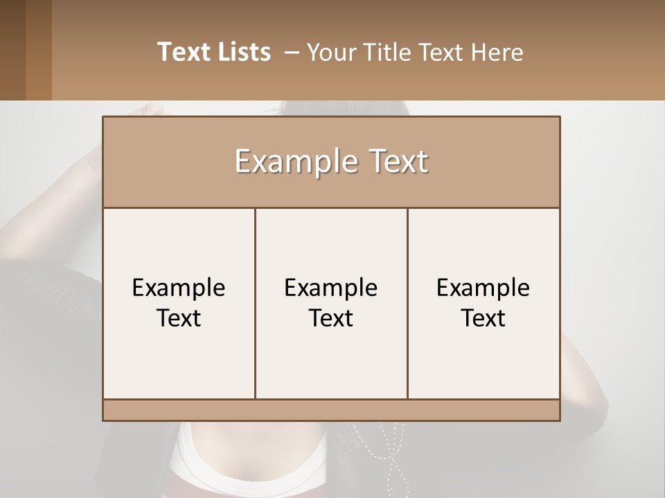 A Woman In A Leather Jacket With A Mask On Her Face PowerPoint Template