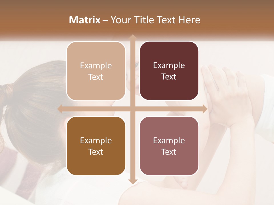 A Woman Holding A Baby In Her Arms PowerPoint Template