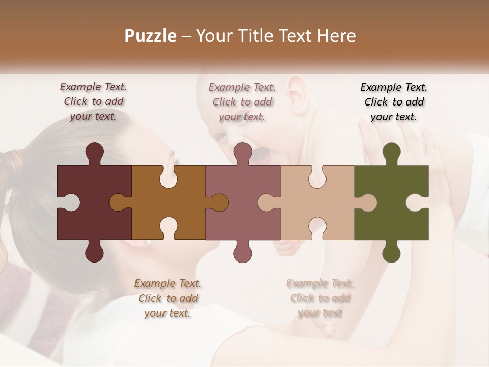 A Woman Holding A Baby In Her Arms PowerPoint Template