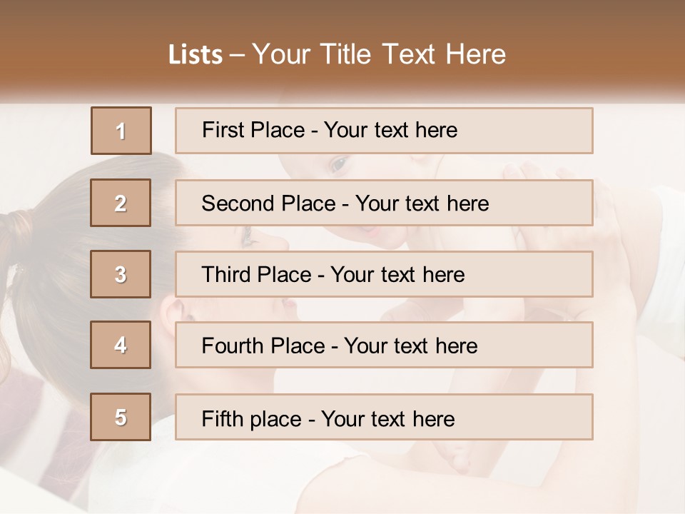 A Woman Holding A Baby In Her Arms PowerPoint Template