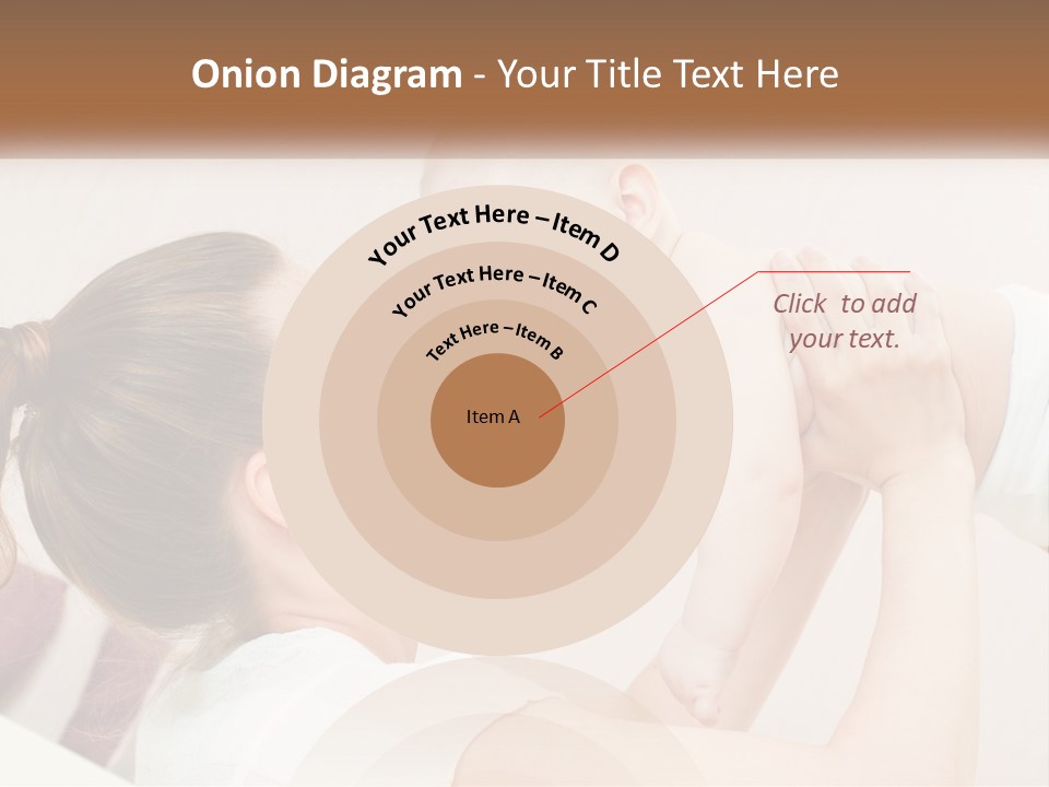 A Woman Holding A Baby In Her Arms PowerPoint Template