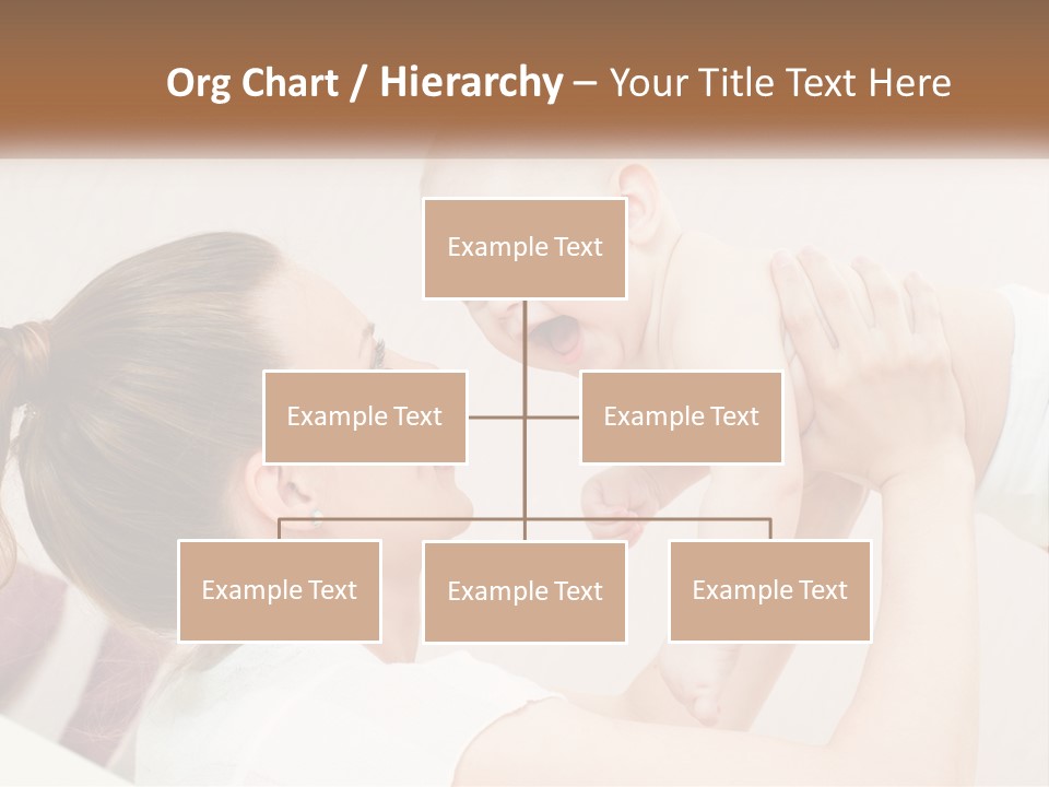 A Woman Holding A Baby In Her Arms PowerPoint Template