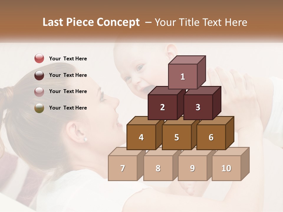 A Woman Holding A Baby In Her Arms PowerPoint Template