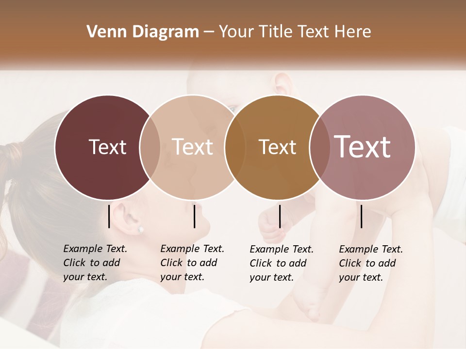 A Woman Holding A Baby In Her Arms PowerPoint Template