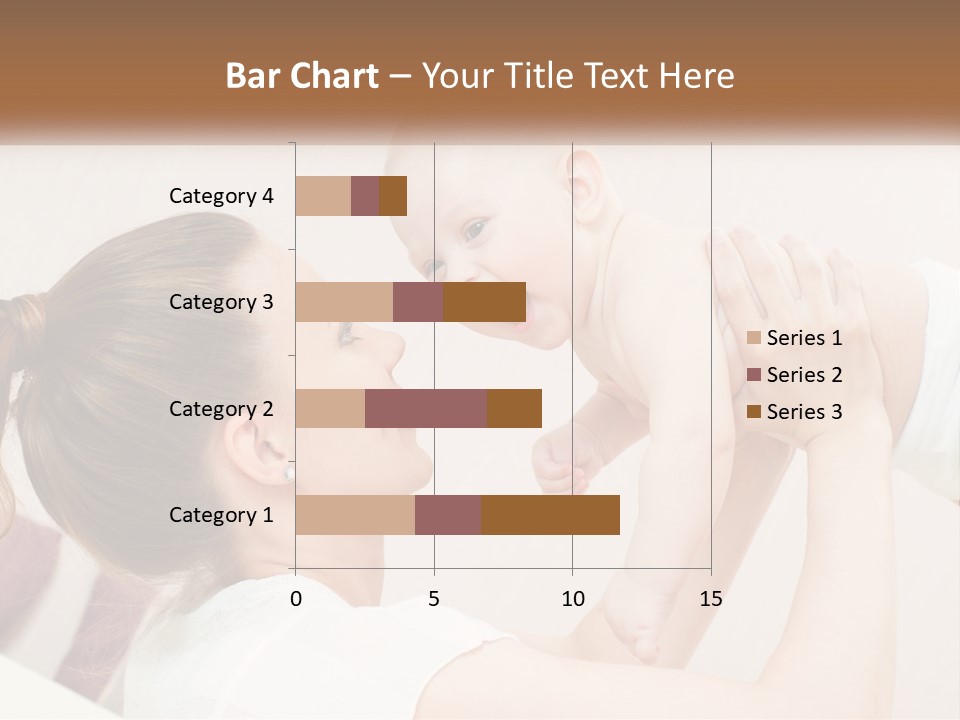 A Woman Holding A Baby In Her Arms PowerPoint Template