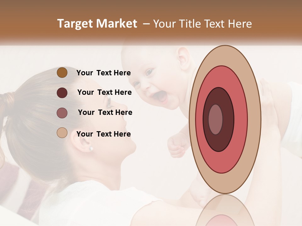 A Woman Holding A Baby In Her Arms PowerPoint Template