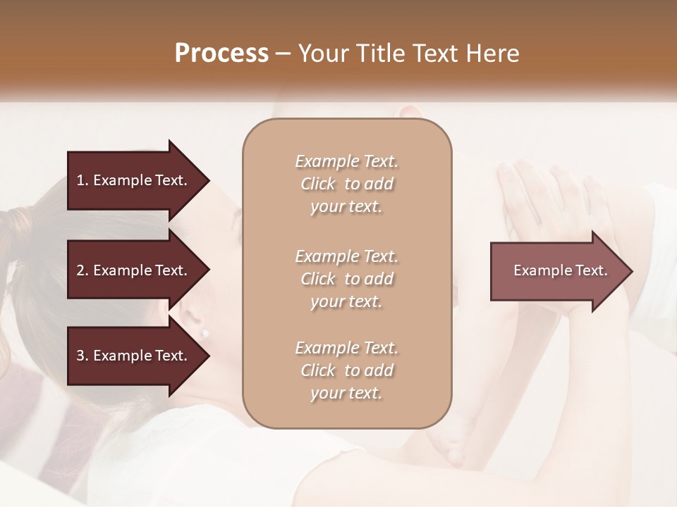 A Woman Holding A Baby In Her Arms PowerPoint Template