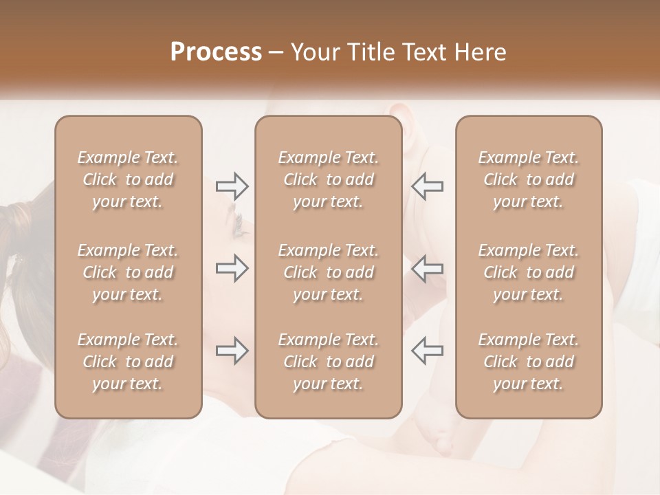 A Woman Holding A Baby In Her Arms PowerPoint Template