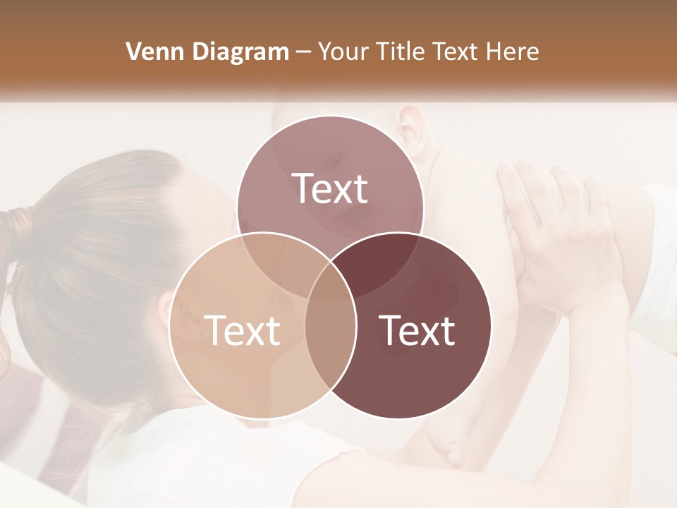 A Woman Holding A Baby In Her Arms PowerPoint Template