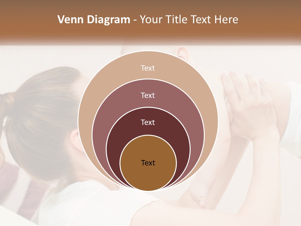 A Woman Holding A Baby In Her Arms PowerPoint Template