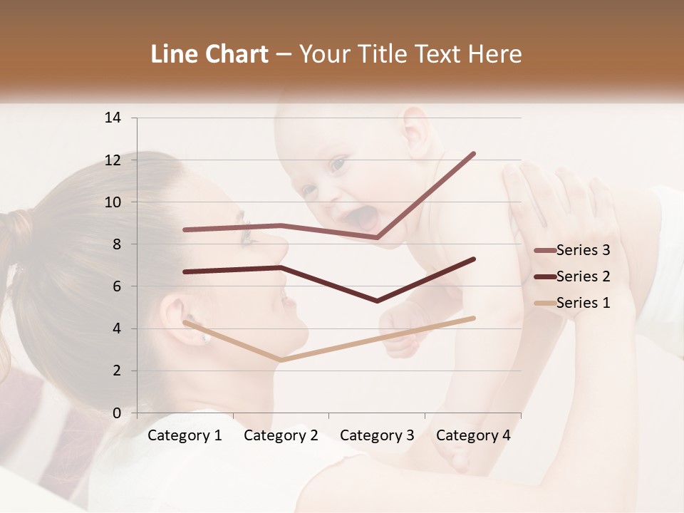 A Woman Holding A Baby In Her Arms PowerPoint Template