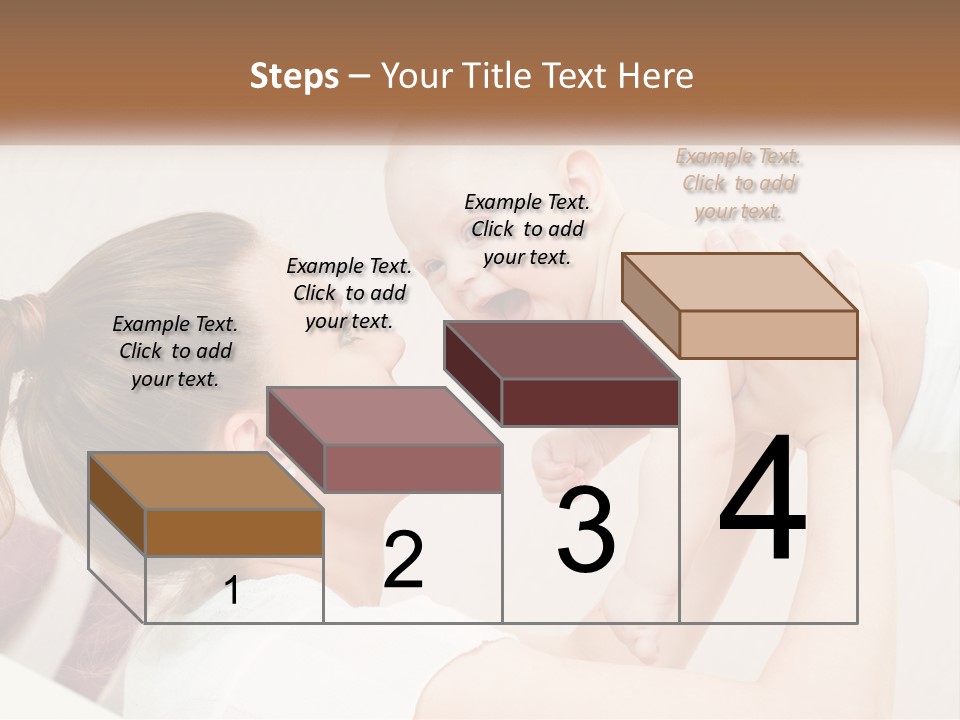 A Woman Holding A Baby In Her Arms PowerPoint Template