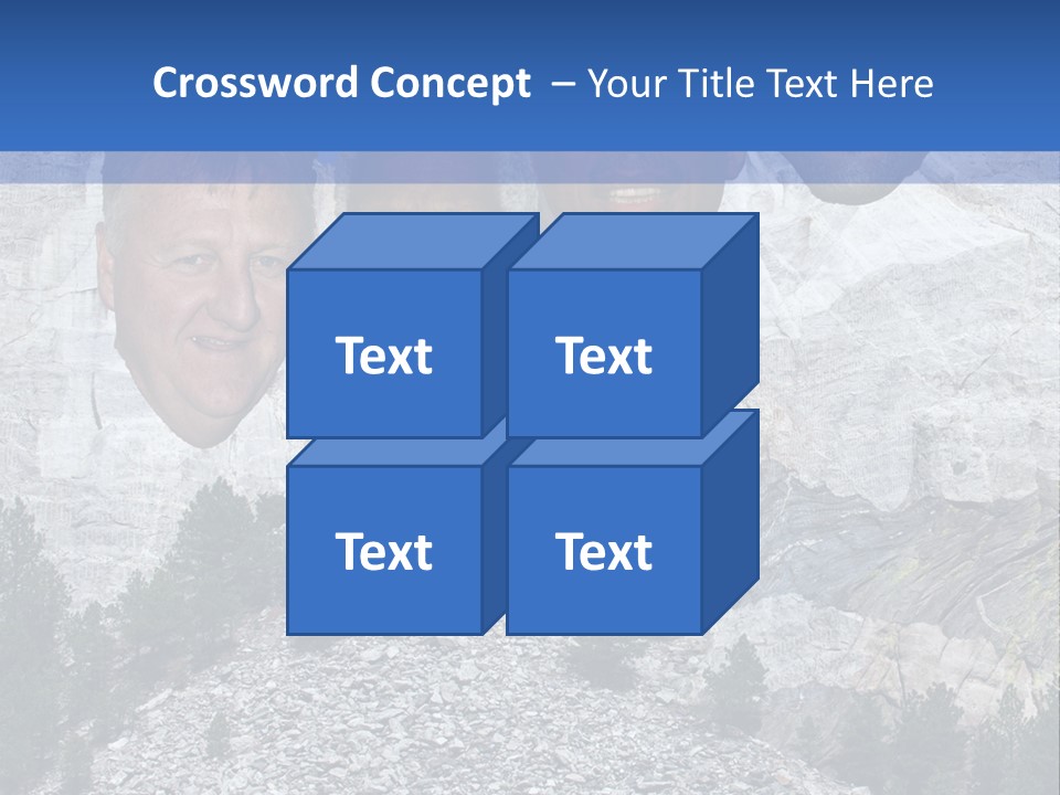 A Group Of People With A Mountain In The Background PowerPoint Template
