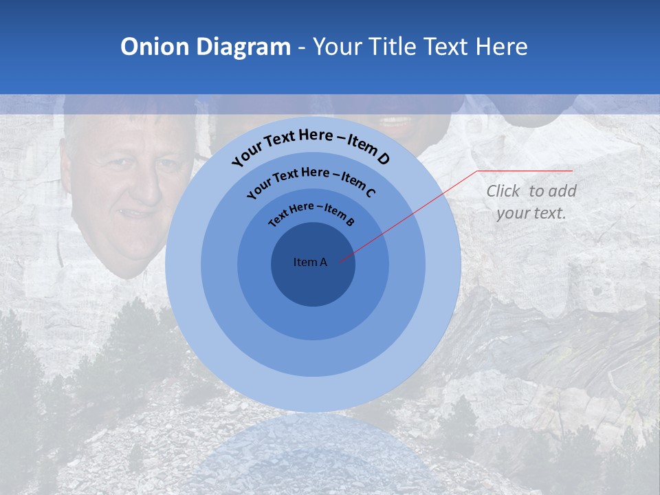 A Group Of People With A Mountain In The Background PowerPoint Template