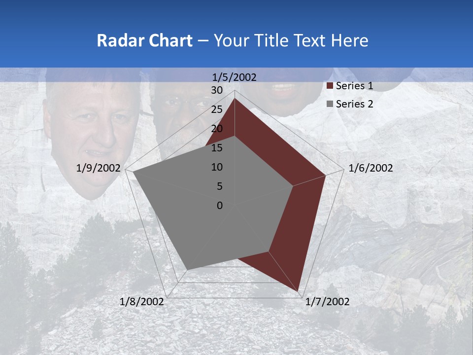 A Group Of People With A Mountain In The Background PowerPoint Template