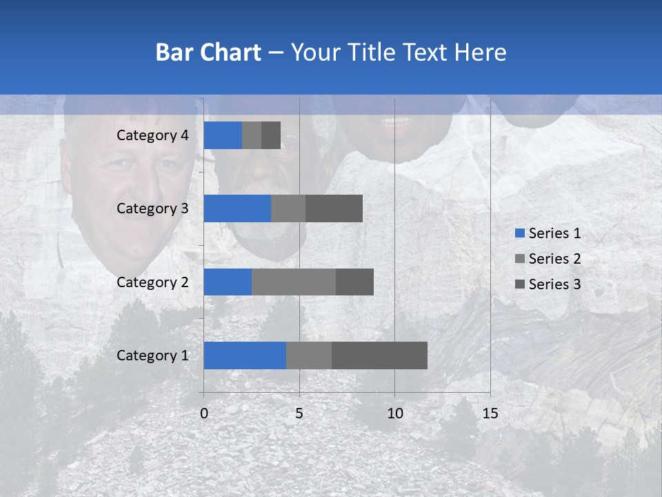 A Group Of People With A Mountain In The Background PowerPoint Template