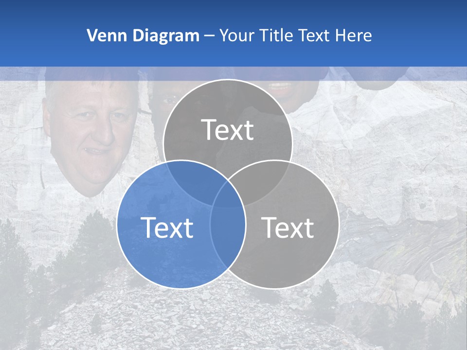 A Group Of People With A Mountain In The Background PowerPoint Template