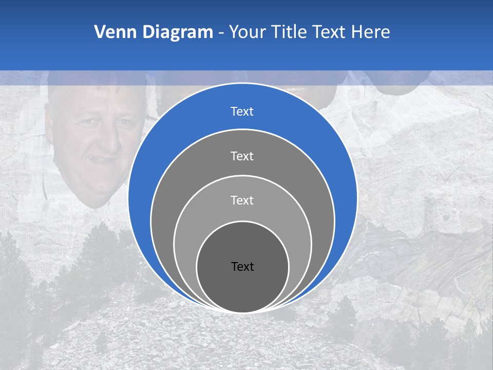 A Group Of People With A Mountain In The Background PowerPoint Template