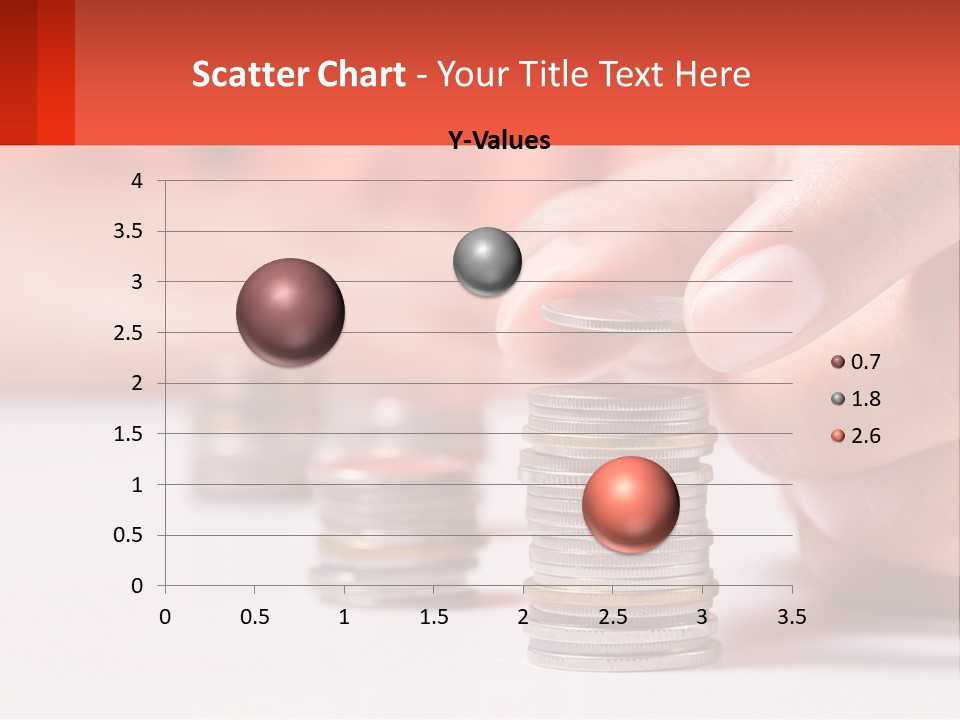A Person Stacking Coins On Top Of Each Other PowerPoint Template