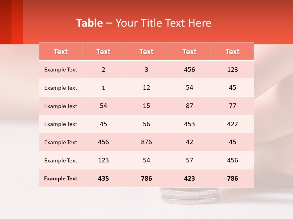 A Person Stacking Coins On Top Of Each Other PowerPoint Template