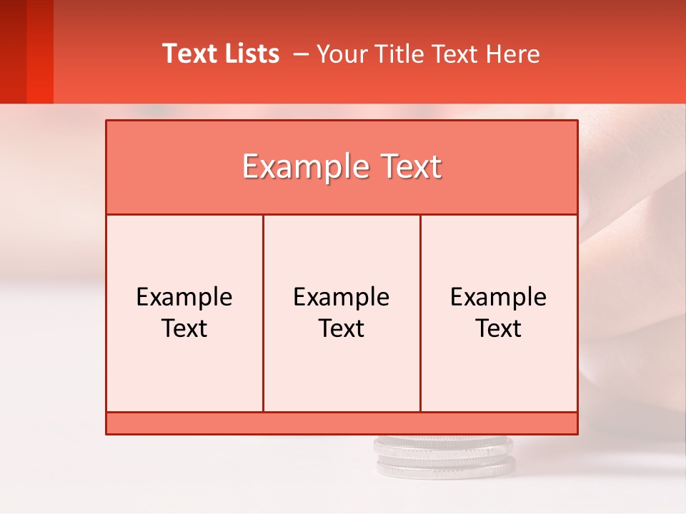 A Person Stacking Coins On Top Of Each Other PowerPoint Template
