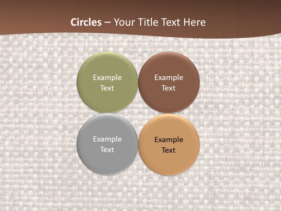 A Brown And White Background With A Brown Stripe PowerPoint Template