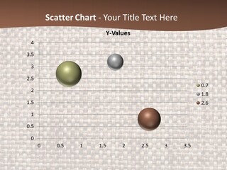 A Brown And White Background With A Brown Stripe PowerPoint Template
