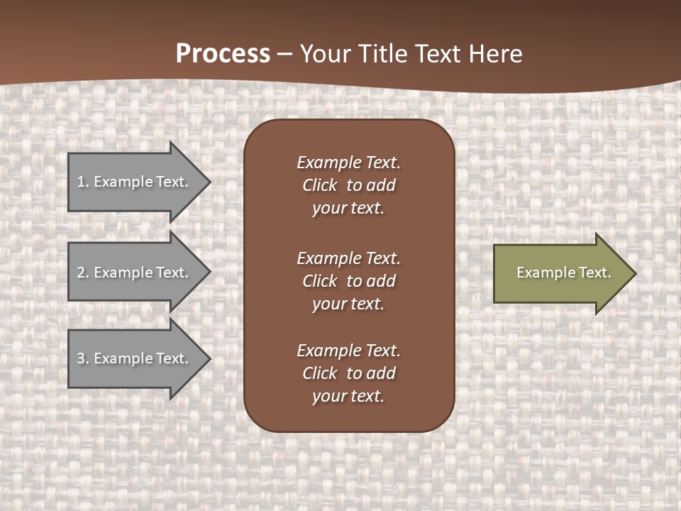 A Brown And White Background With A Brown Stripe PowerPoint Template