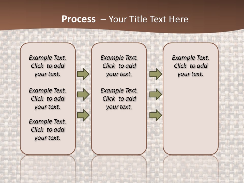 A Brown And White Background With A Brown Stripe PowerPoint Template