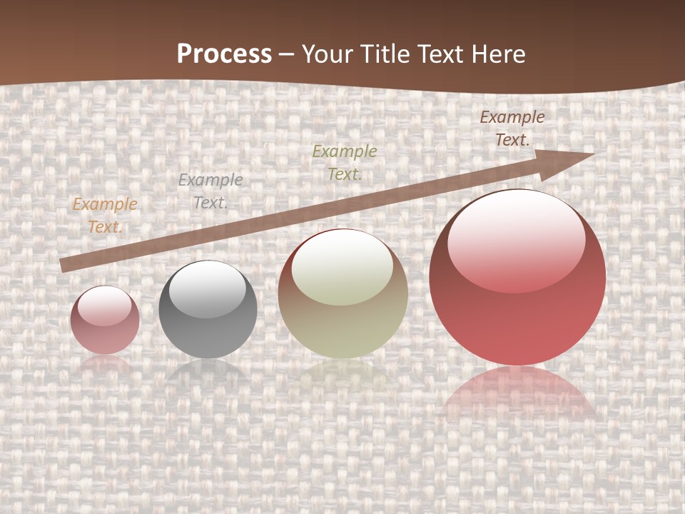 A Brown And White Background With A Brown Stripe PowerPoint Template