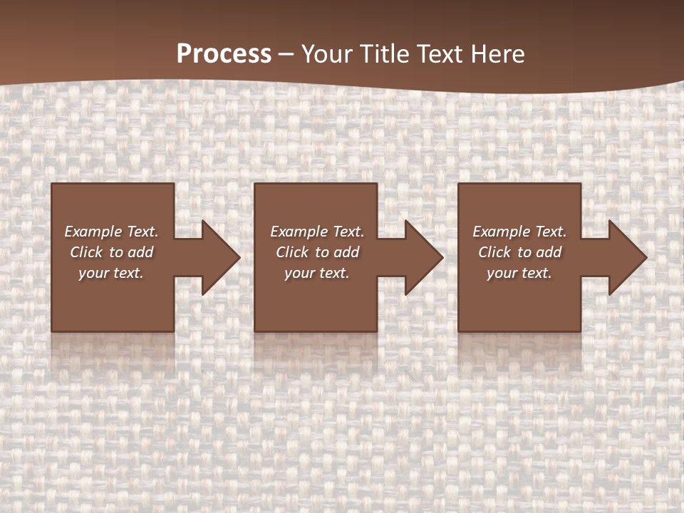 A Brown And White Background With A Brown Stripe PowerPoint Template