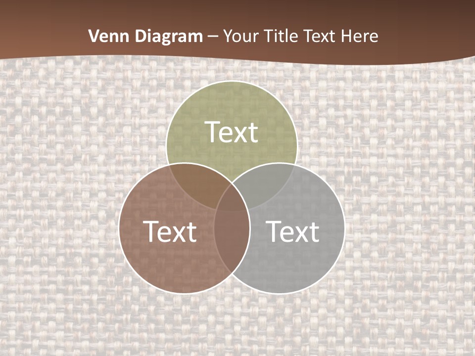 A Brown And White Background With A Brown Stripe PowerPoint Template