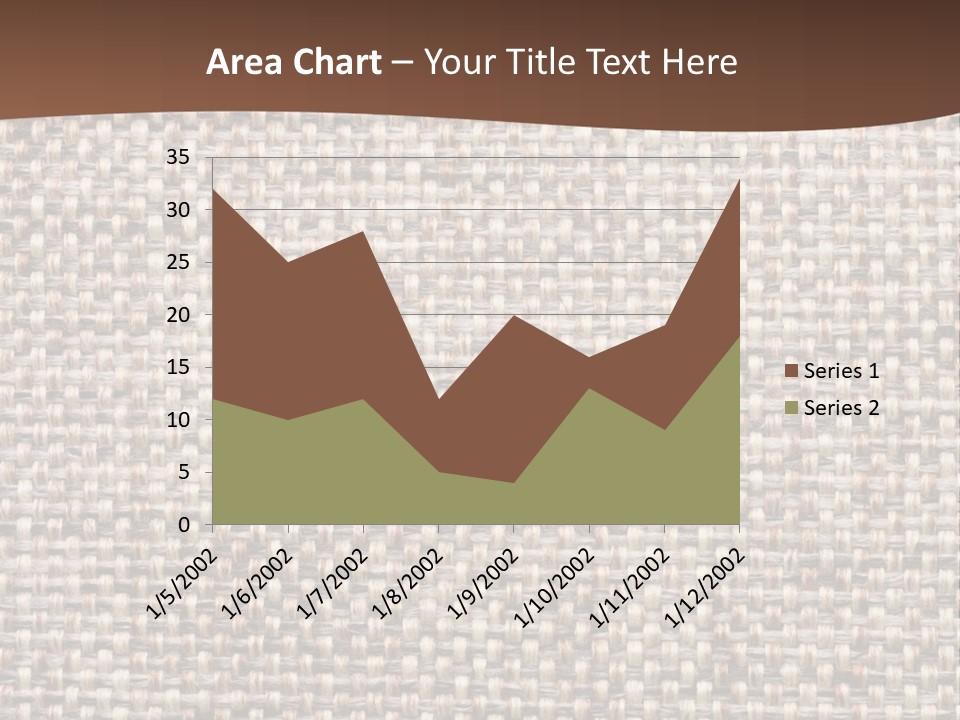 A Brown And White Background With A Brown Stripe PowerPoint Template