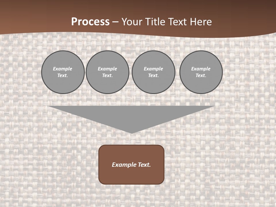 A Brown And White Background With A Brown Stripe PowerPoint Template