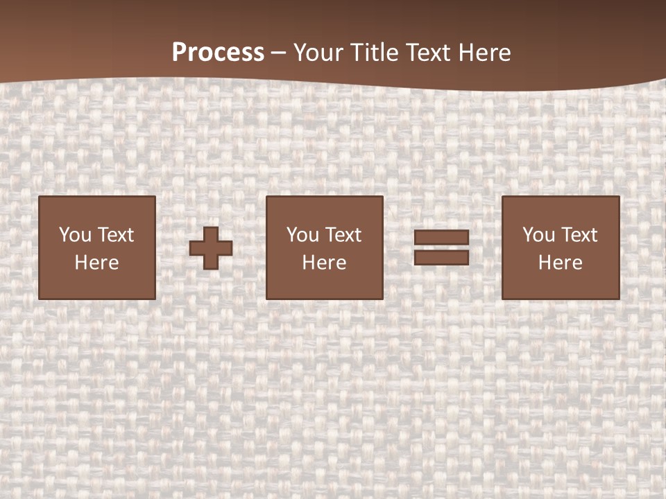 A Brown And White Background With A Brown Stripe PowerPoint Template