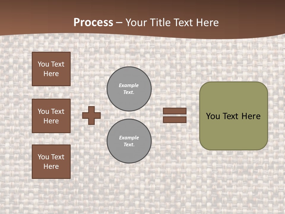 A Brown And White Background With A Brown Stripe PowerPoint Template