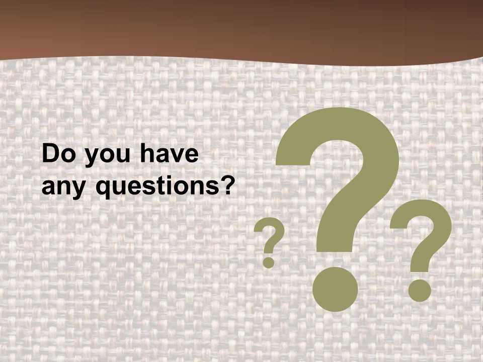 A Brown And White Background With A Brown Stripe PowerPoint Template