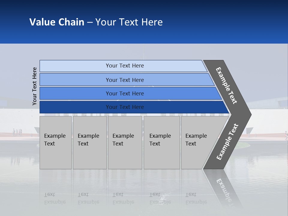 A Large Building With A Fountain In Front Of It PowerPoint Template